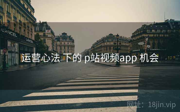 运营心法 下的 p站视频app 机会