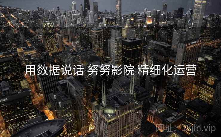 用数据说话 努努影院 精细化运营