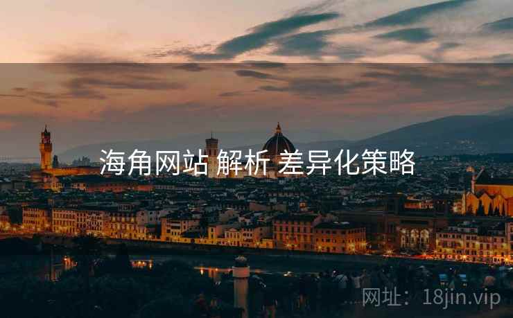 海角网站 解析 差异化策略