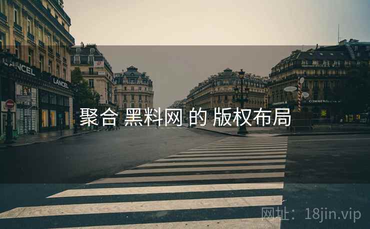 聚合 黑料网 的 版权布局