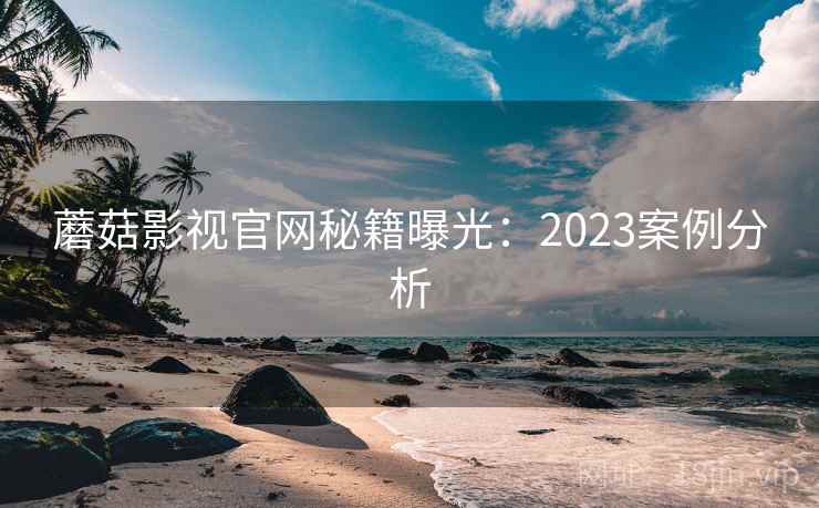 蘑菇影视官网秘籍曝光：2023案例分析
