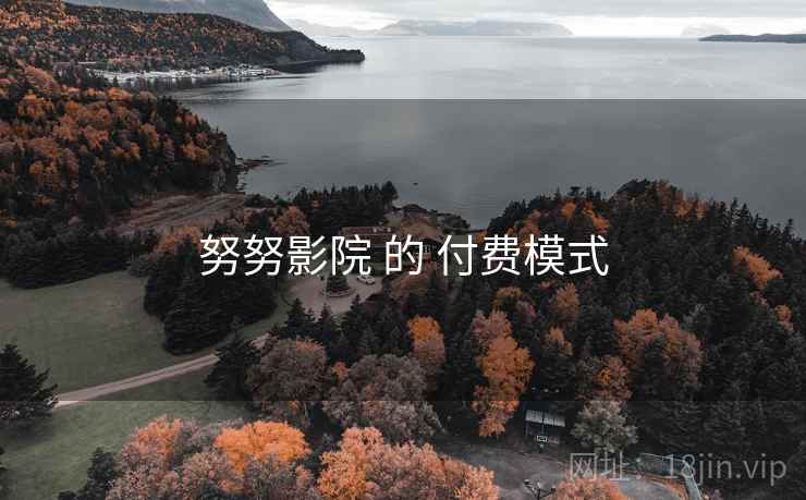 努努影院 的 付费模式
